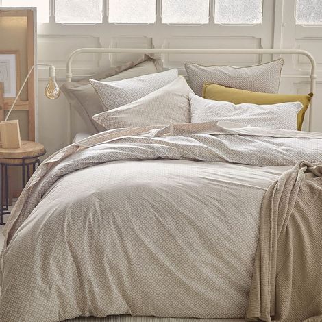 Housse de Couette imprimée en Percale de Coton, 240x220cm (1/3)