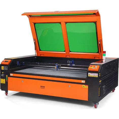 Graveur Laser CO2 Machine de Gravure Découpe Laser 130 W Zone de Travail 900x1400 mm Vitesse Travail 0-500 mm/s, avec Assistance Air, Panneau de Commande Numérique, pour Bois, Acrylique, Tissu (1/5)