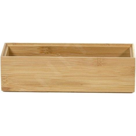 Compactor Organisateurs cosmétiques - Organiseur de tiroir 225x75x65 mm bambou RAN6965 (1/5)