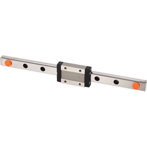 Rail de guidage linéaire miniature MGN12H-200-1R avec curseur étendu accessoires de mouvement linéaire curseur de rail de guidage miniature applicable aux imprimantes 3D (1/5)