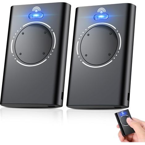 868 MHz Gate Remote Control, Remote Control Compatible with XT2 868 SLH LR, XT4 868 SLH LR, 4 Channel Garage Door Remote Control (Pack of 2) (1/5)