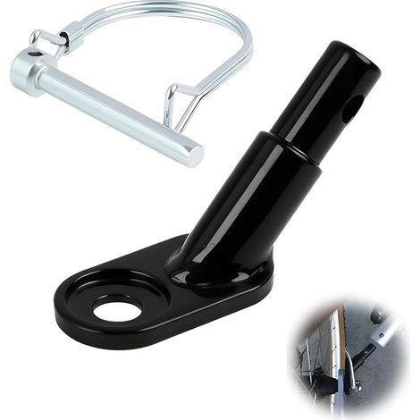 Universal Bicycle Trailer Clip with Safety Pin, Alloy Steel Bicycle Trailer Mount, Driving Sta (1/4)