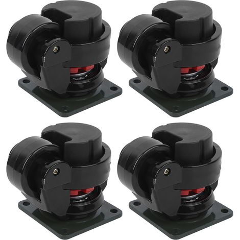 4 Stück Nivellierrollen GD-60F Schwerlast-Industrierollen (1/5)