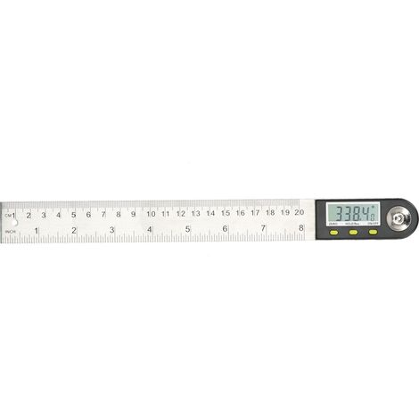 Digital Angle Finder Ruler 2 in 1 Goniometer Protractor Tool with Display for Automobiles0-200mm