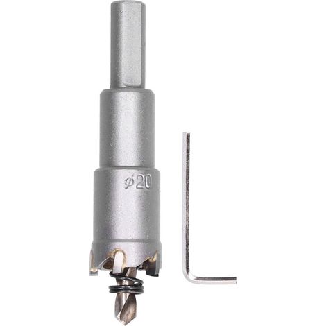 Foret Scie à Percer 20mm en Carbure TCT pour Métal et Bois - Outil de Découpe et Perçage (1/5)