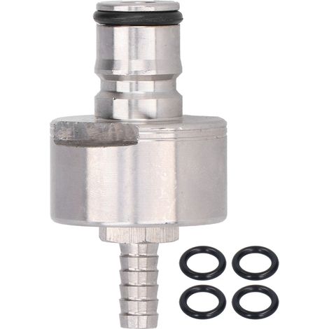Bouchon de carbonatation en acier inoxydable avec joint torique, couvercle pour bière maison, équipement de brassage domestique (1 pièce) (1/5)