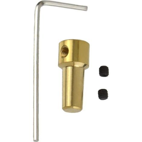 Convenient 3.17 mm brass clamping sleeve for motor shaft for JTO base - Improved stability - Vibration-resistant power tool accessory (1/5)