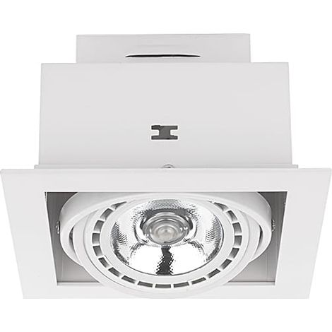 Spot encastré Nowodvorski Downlight blanc carré ES111 (1/2)