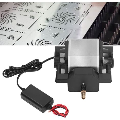 Pompe à air laser assistée par air, compatible avec la plupart des machines de découpe laser, pour des bords lisses et une découpe nette, protégeant les lentilles laser, faible niveau sonore DC-50 (1/5)