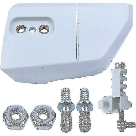 Cache-pignon avec tendeur de chaîne pour tronçonneuse Stihl MS170 MS180 017 018 MS210 MS230 MS250 021 023 025, cache-chaîne + tendeur + goujon et Nu-Sy (1/5)