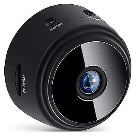 HOXILEELEO - Caméra extérieure sans fil, nichoir avec caméra 720p vision nocturne Wi-Fi, noir (1/5)