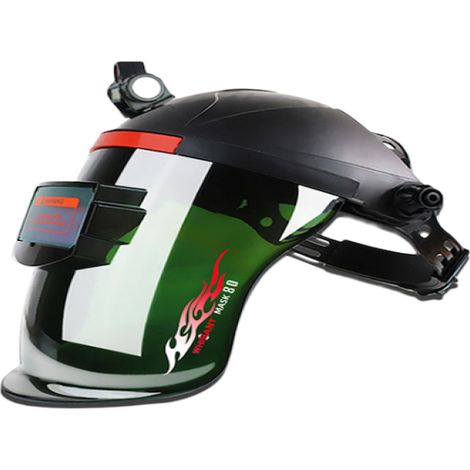 Casque de soudage Suntek à alimentation solaire avec régulateur de tension à variation automatique, en plastique haute résistance, 30 x 21 x 28 cm, plage de teinte de 9 à 13 niveaux, 1 casque de souda (1/4)