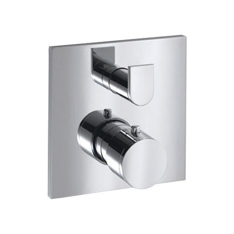 Mitigeur thermostatique EDITION 300 DN 15 / DN 20 avec robinet d'arrêt et inverseur en céramique chromé KEUCO