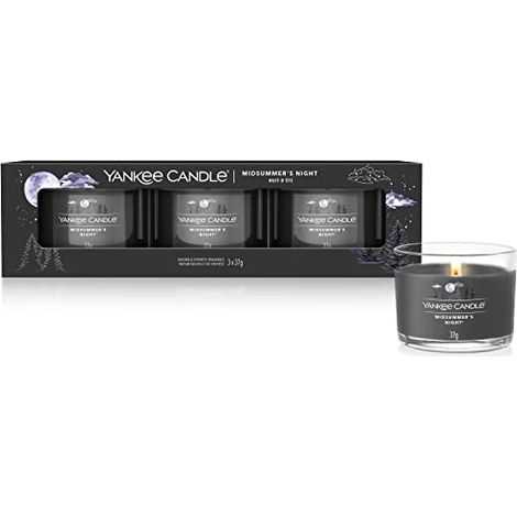 Set de mini velas Yankee Candle "Noche de solsticio de verano" (3 x 37 g)