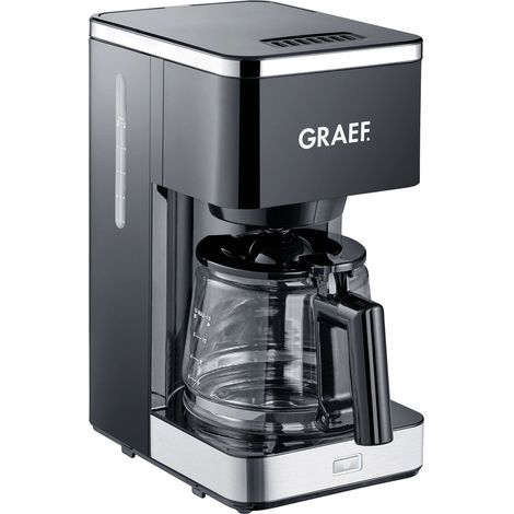 Graef FK 402 Kaffeemaschine Schwarz Fassungsvermögen Tassen=10 Glaskanne, Warmhaltefunktion (1/5)