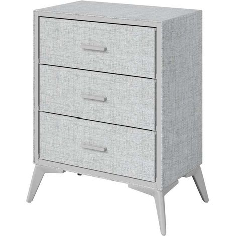 Domo Mea Cassettiera 3 Cassetti Grigio Chiaro - Design Moderno e Pratico (1/5)