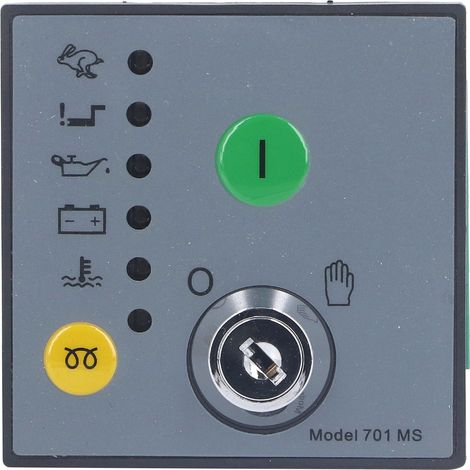 Module de Commande Manuel pour Groupe Électrogène avec Panneau Démarrage/Arrêt et Système de Protection - Diesel (1/5)