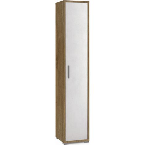 Columna 1 Puerta 39L x 41P x h199 – Acabado Madera Nogal y Blanco Opaco – Sarmog