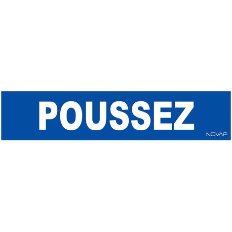 Panneau Poussez - Rigide 330x75mm - 4120652