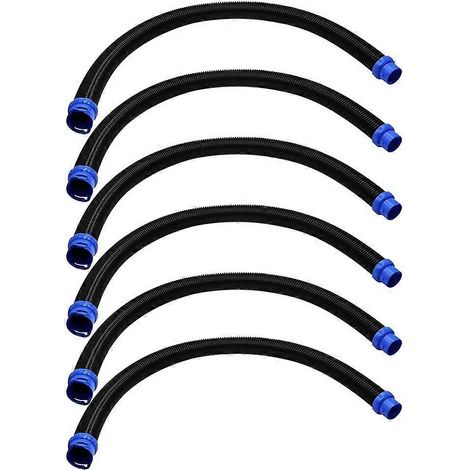 Lot de 6 tuyaux d'aspirateur de piscine R0527700 avec verrouillage par rotation pour nettoyeurs de piscine Zodiac MX6 et MX8 à aspiration latérale (1/5)