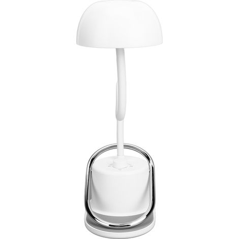 Wiederaufladbare LED-Leselampe mit USB-Anschluss, kreative Klemmleuchte für den Schreibtisch, Pilzlampe für Schlafzimmer, Nachttisch, Kinderzimmer, mit eingebautem Akku (1/5)