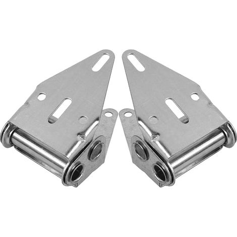 Happyyami Charnières Robustes Lot de 2 Accessoires Lourds et Solide en Fer Argenté pour Portes de Garage pour Usage Résidentiel (1/5)