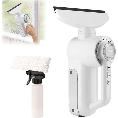 Kabelloser elektrischer Fensterreiniger, Saugkraft Stufe 1200Geeignet für Glas, Fliesen und andere Materialien Geld. (1/5)