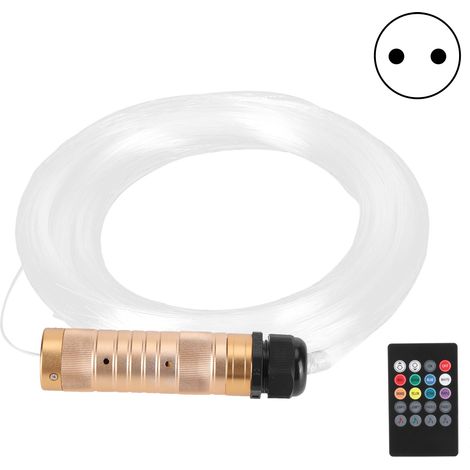 10W Fibre Optique Lumière RVBW Télécommande Plafond Voiture KTV Bar Décoration 0.75mm x 2m UE 100-240V (1/5)