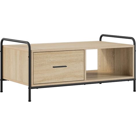 Tavolino da salotto Rovere Sonoma 90 x 49 x 41 cm vidaXL (1/5)