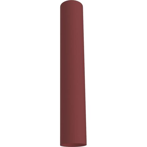 LUMICOM ROND Plafoniera, 1x GU10, max 33W, metallo, rosso cowhide, D.6cm x H30cm