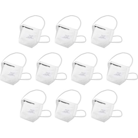 Trend RPE/FFP2/A/10 FFP2 NR Fold Flat Face Mask 8 Hour Protection Pack Of 10 (1/5)