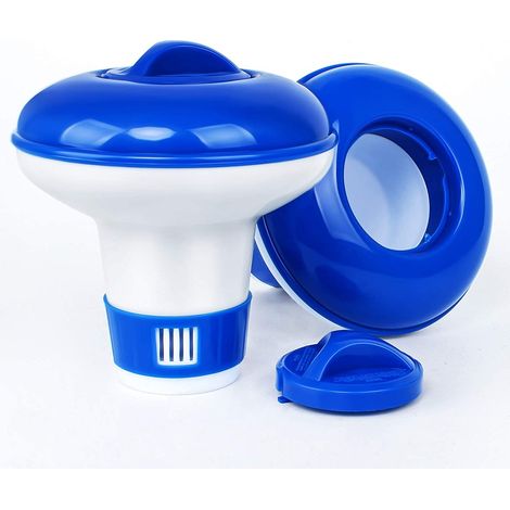 2PCS Diffuseur de Chlore pour Piscine, Distributeur de Chlore Flottant Flotteur Chimique Piscine Distributeur de Chlore pour Piscine, Parc Aquatique, Spa (1/5)