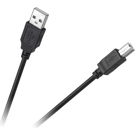 Cavo USB per computer e stampante, 1,8 m, nero.