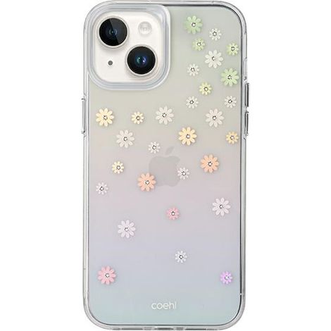 Custodia UNIQ Coehl Aster per iPhone 14 Plus/15 Plus da 6,7" rosa/rosa primaverile (1/4)