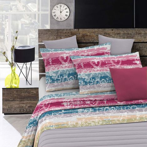 Italian Bed Linen Completo letto Fashion, Love lines, 1 Piazza e Mezza (1/4)