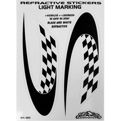 Adesivi Sticker Light Marking Rifrangenti Scacchi (1/5)