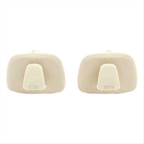 1 paire de crochets de suspension intérieurs pour sièges arrière de voiture Volvo 2018-2020, beige (1/5)