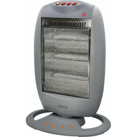 Halogenheizung oryx kaltes Metall 1200 W Griff