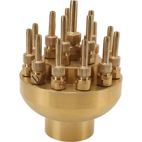 Buse de fontaine en laiton G2 pouces DN50, colonne réglable à 3 niveaux, tête de pulvérisation d'eau pour jardin, piscine, aménagement paysager d'étang