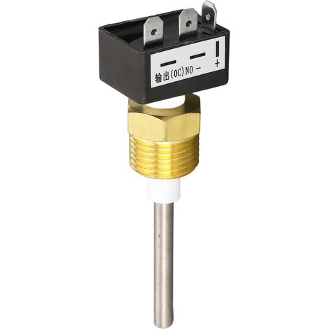 Capteur de niveau de liquide de refroidissement 5-35 V CC 1/2 NPT NO normalement ouvert, alarme de niveau de liquide de réservoir d'eau (1/5)