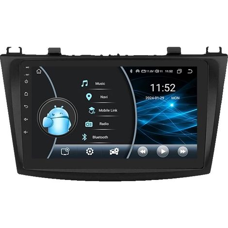 CarPlay, touchscreen, compatibilità con smartphone, compatibile con Mazda 3 II Mazda3 BL 2010-2013, W1 (4G LTE 2G 32G) (1/2)
