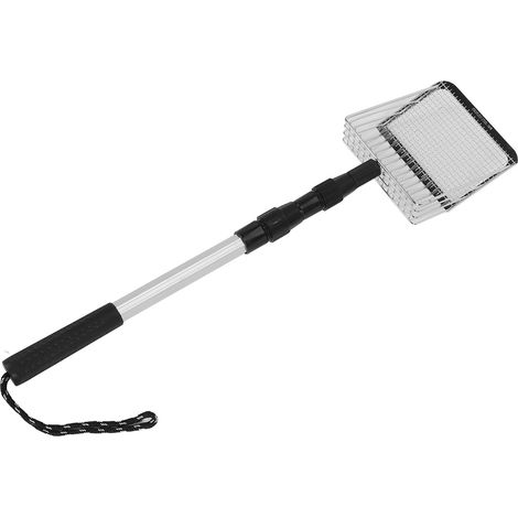 Pelle à déjections de poules antiadhésive en acier inoxydable à long manche extensible, accessoire de nettoyage pour poulailler (1/5)