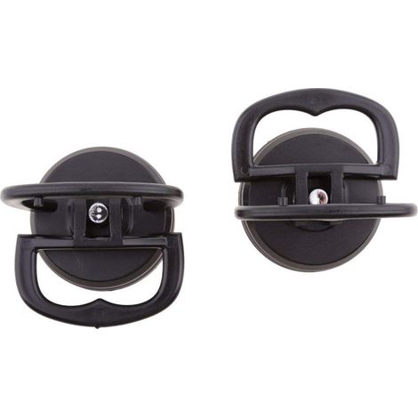 Lot de 2 ventouses robustes pour réparation d'écran de Mac, téléphone, ordinateur, tablette ou autre écran LCD (Noir) (1/5)
