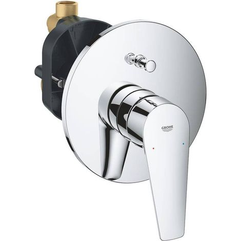 MISCELATORE DOCCIA INCASSO ""BAUEDGE"" Con deviatore (1/5)