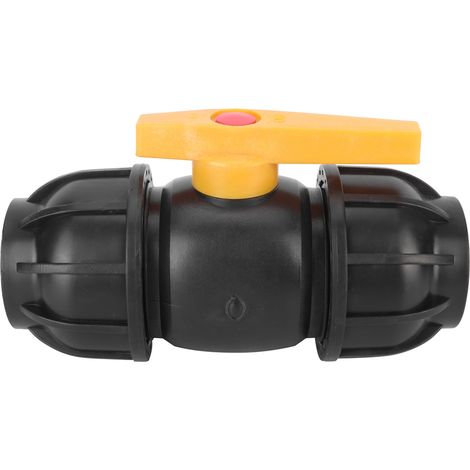 Raccord de vanne à bille en plastique PE de 50 mm de diamètre - Accessoires pour tuyauterie d'eau (1/5)