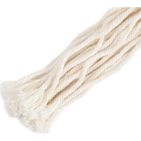 Porte-bouteille style bohème - Support de rangement suspendu pour vin - Tissage main en corde coton - Modèle 86cm - Coloris beige (1/5)