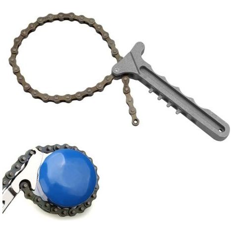 Chiave a Catena 410 mm Per Serraggio e Smontaggio Filtro Olio 73346