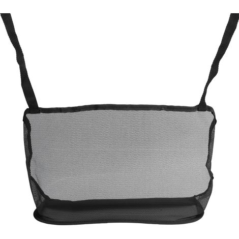 Porte-bagages auto extensible pour siège, filet de rangement pliable pour outils et accessoires - Noir