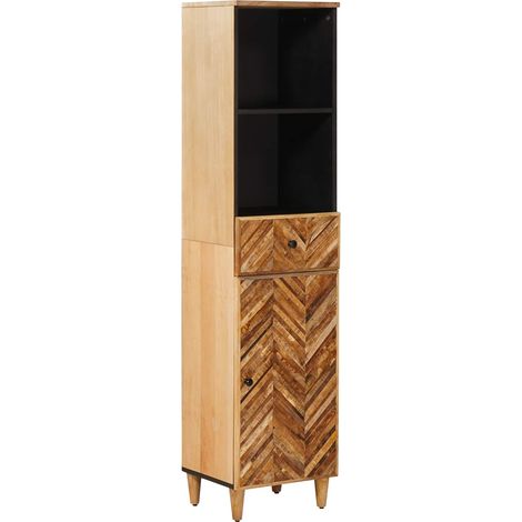 Mueble de Cuarto de Baño con cajón Marrón 38 x 33,5 x 160 cm vidaXL