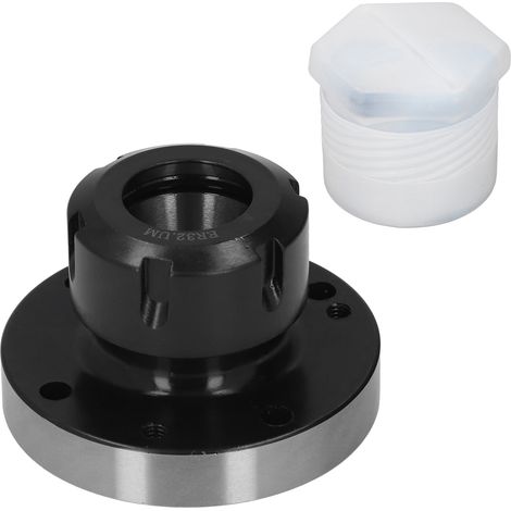 Mandrin ER32 pour machine CNC fraisage gravure, collet acier carbone 100mm diamètre 54mm hauteur (1/5)